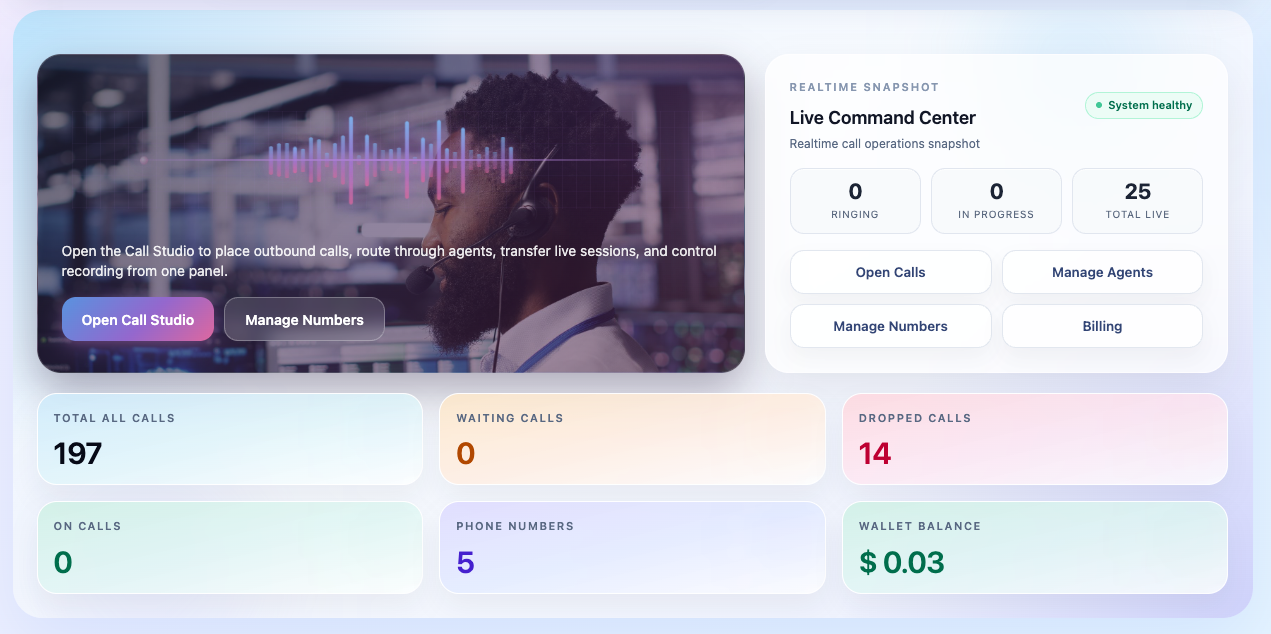 Momo Pulse dashboard